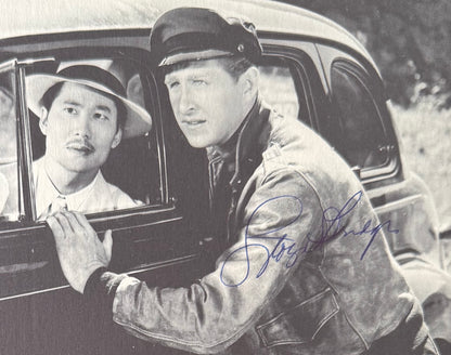 Lloyd Bridges, American Actor, Hand Signed Framed, Mounted Original Magazine Page & COA