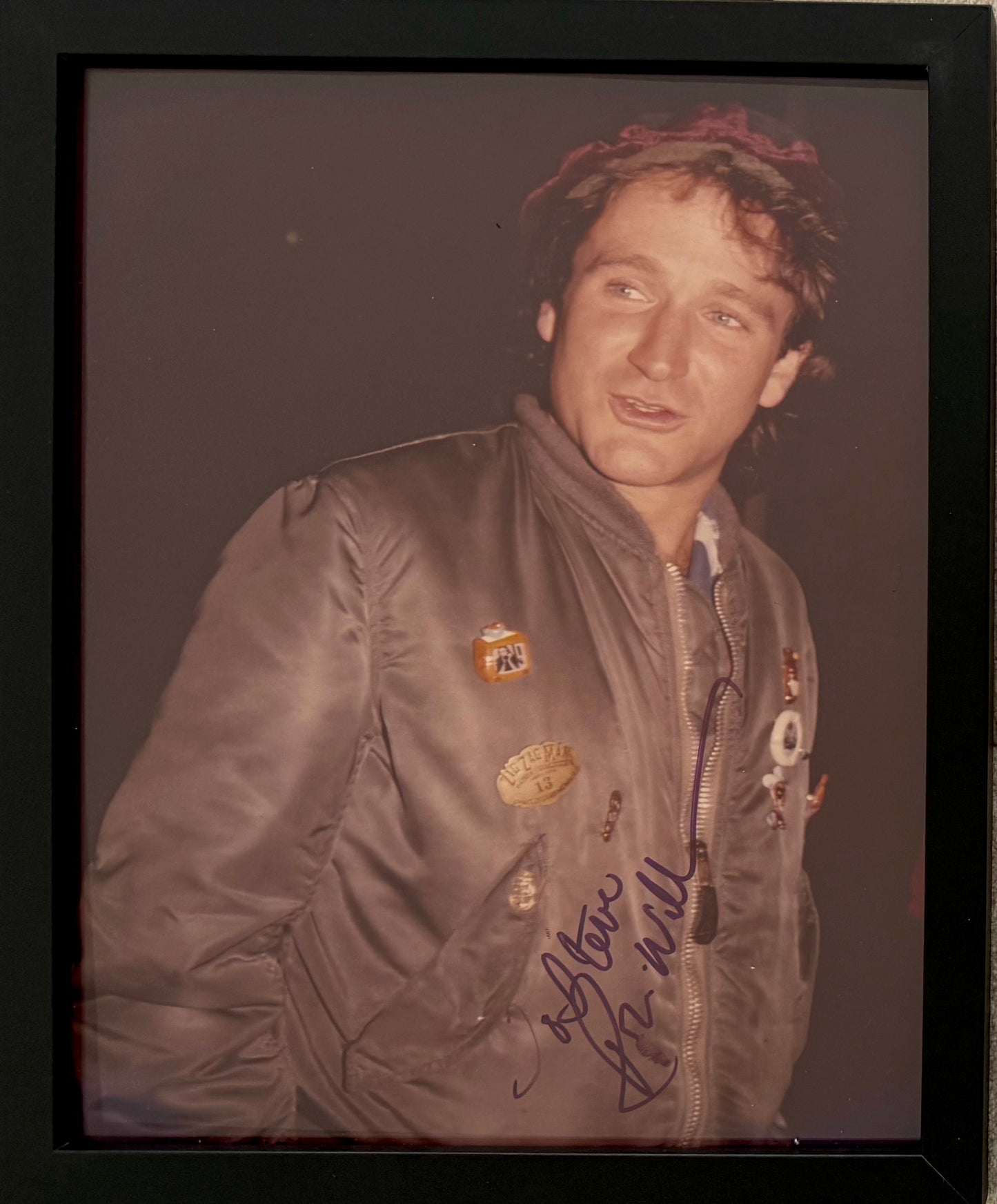 Robin Williams, Comedian, Actor, Hand Signed Framed Original Photo & COA