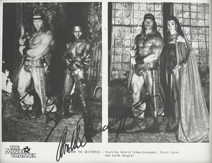 Arnold Schwarzenegger, Actor, Hand Signed Framed, Mounted Original Photo & COA