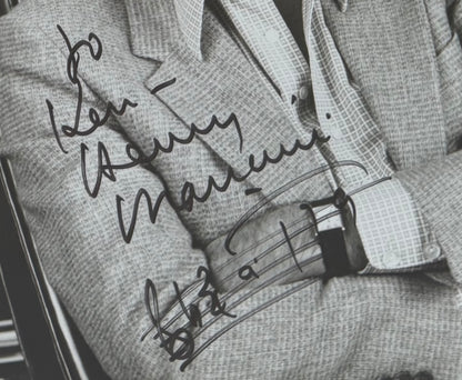 Henry Mancini, Film Composer, Hand Signed Framed 25cm x 20cm Photo Presentation & COA