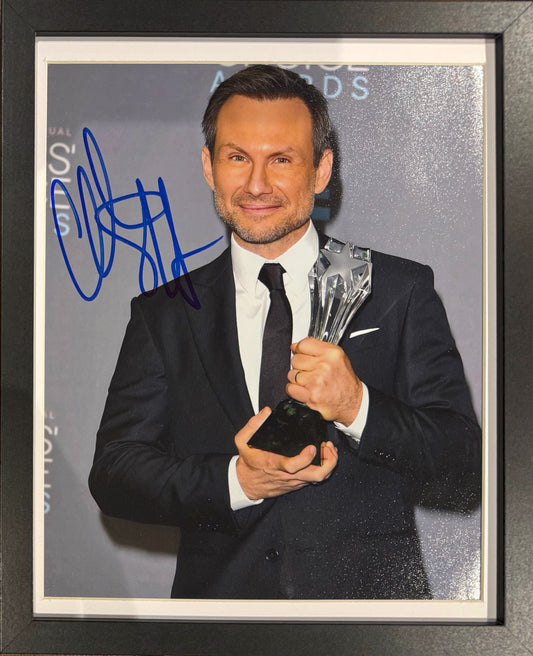 Christian Slater, Hand Signed Framed 25cm x 20cm Photo With COA