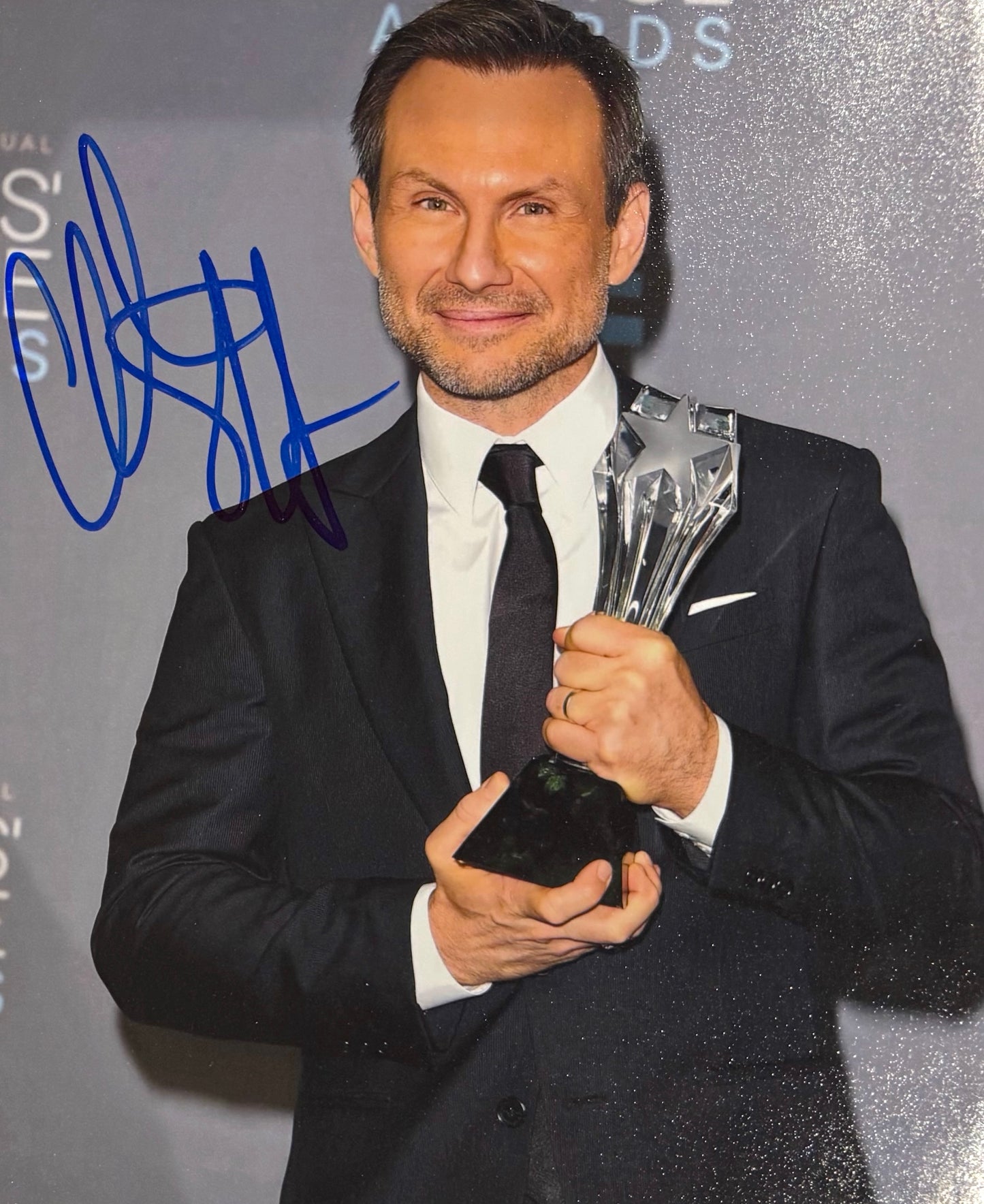 Christian Slater, Hand Signed Framed 25cm x 20cm Photo With COA