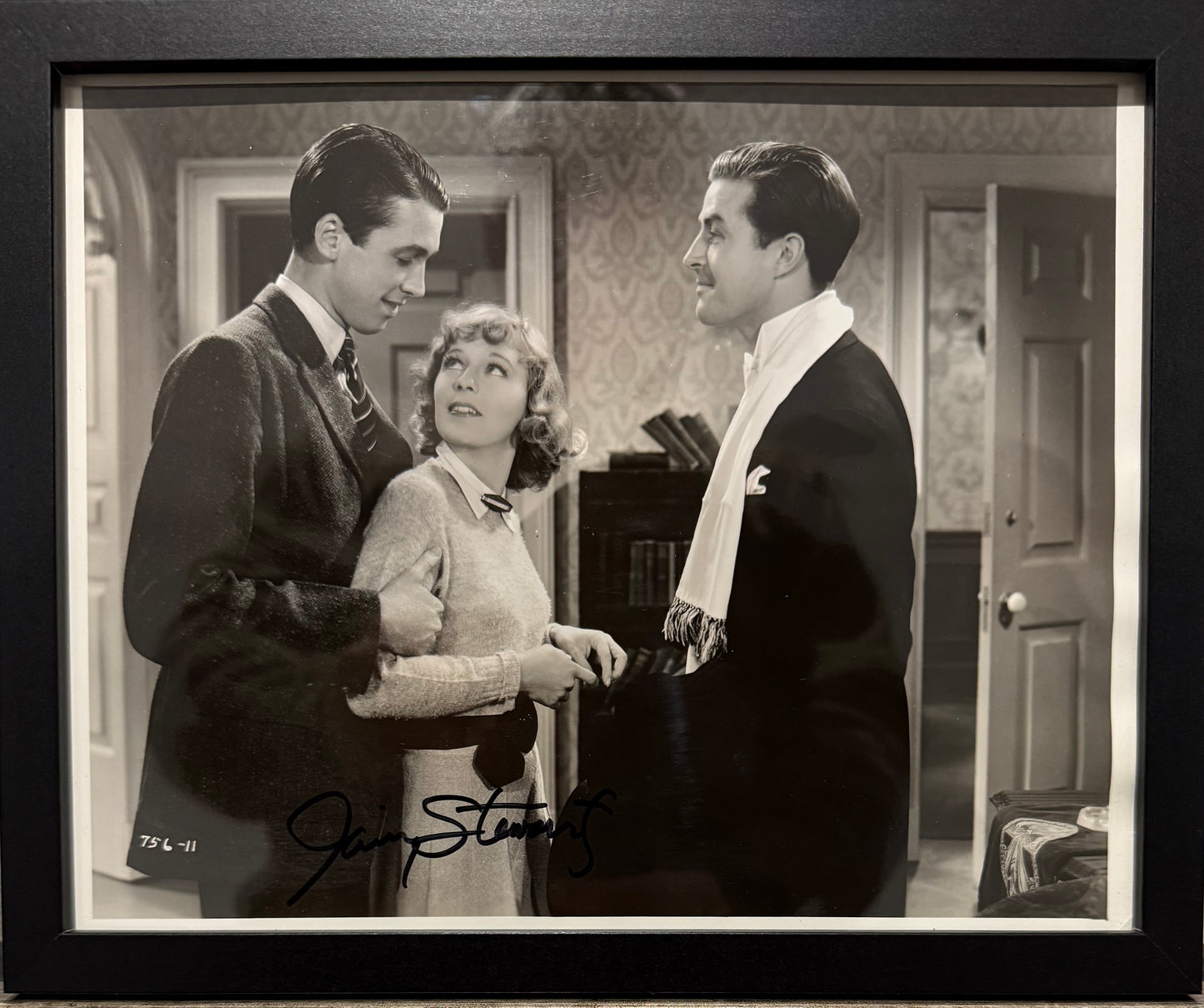 James 'Jimmy' Stewart, Hand Signed Framed Film Photo With COA