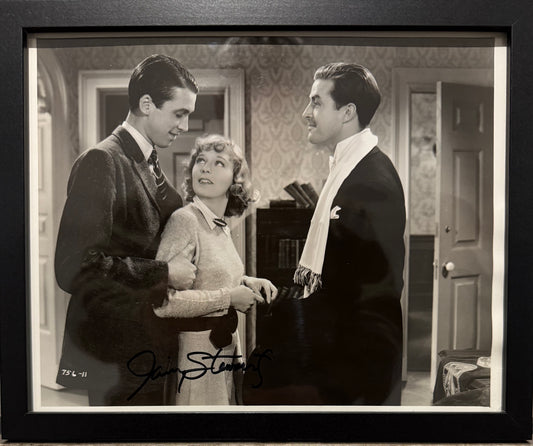 James 'Jimmy' Stewart, Hand Signed Framed Film Photo With COA