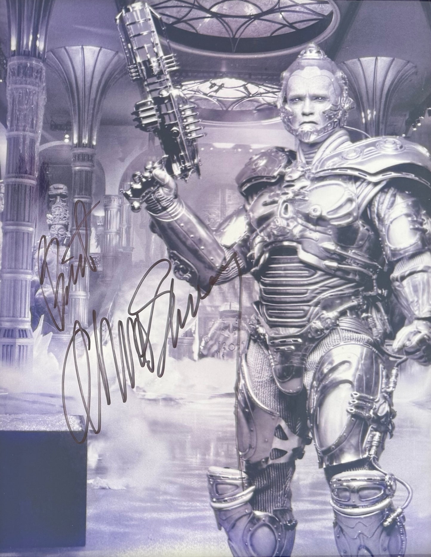 Arnold Schwarzenegger, Actor, Hand Signed Framed, Mounted Original Photo & COA