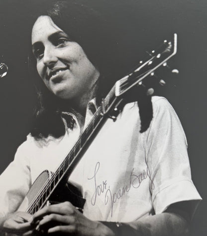 Joan Baez, Folk Singer, Cultural Icon, Hand Signed Framed Photo With COA