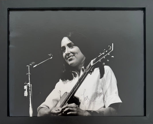 Joan Baez, Folk Singer, Cultural Icon, Hand Signed Framed Photo With COA