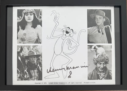 Henry Mancini, Film Composer, Hand Signed Framed 30cm x 20cm Photo Presentation & COA