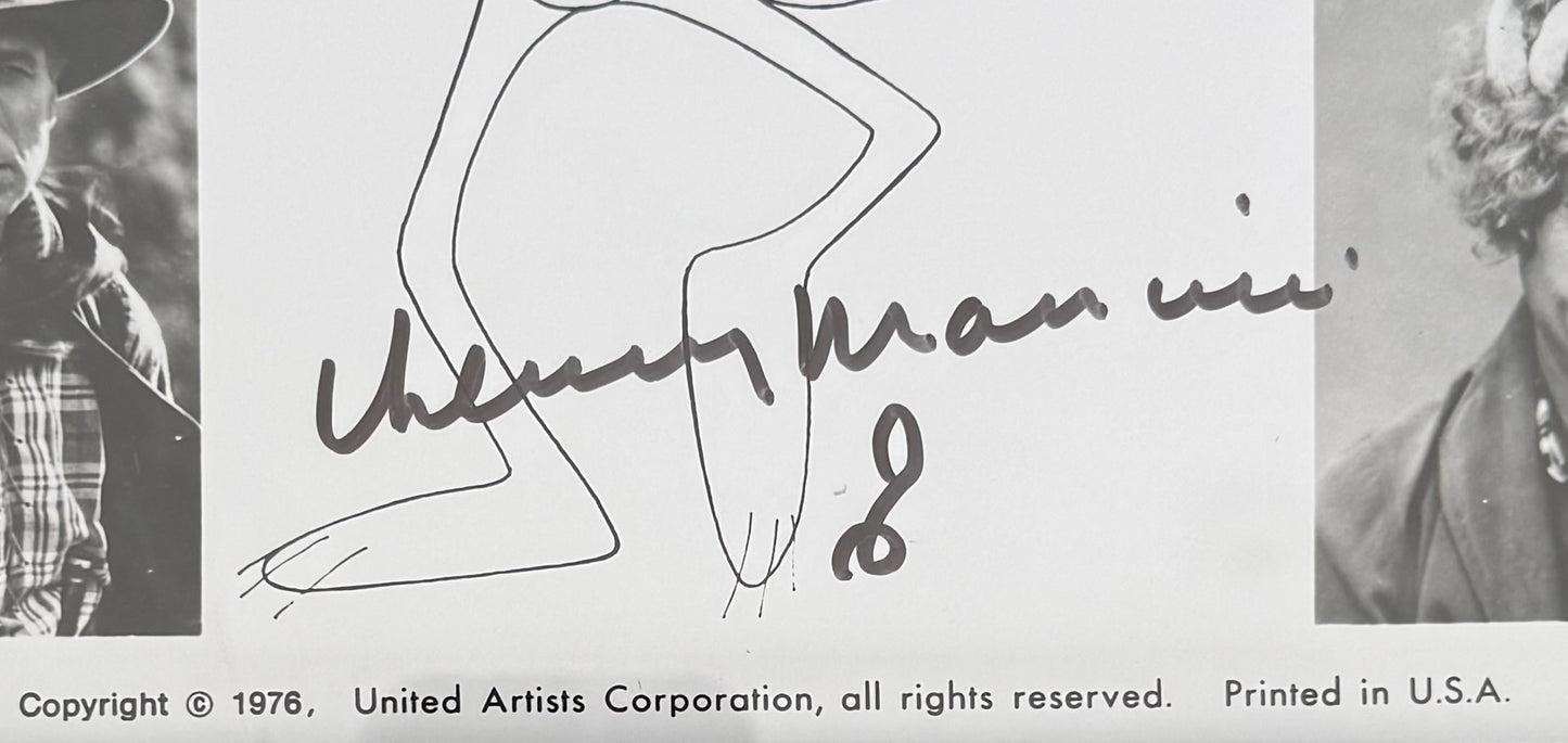 Henry Mancini, Film Composer, Hand Signed Framed 30cm x 20cm Photo Presentation & COA