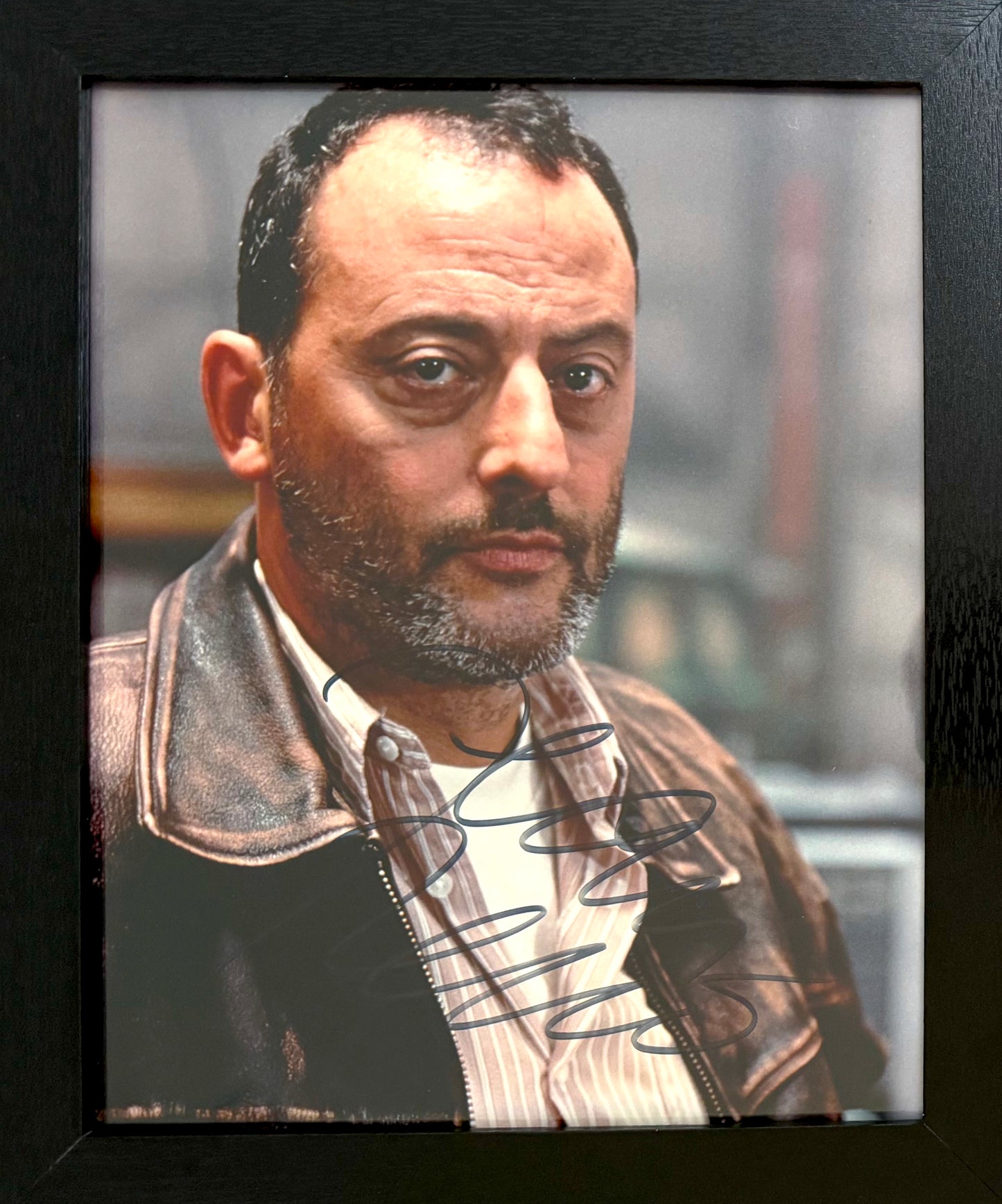 Jean Reno, French, Spanish Actor, Hand Signed Framed, Publicity Photo & COA