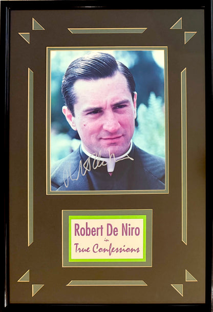 Robert De Niro Autographed 'True Confessions' Photo With COA