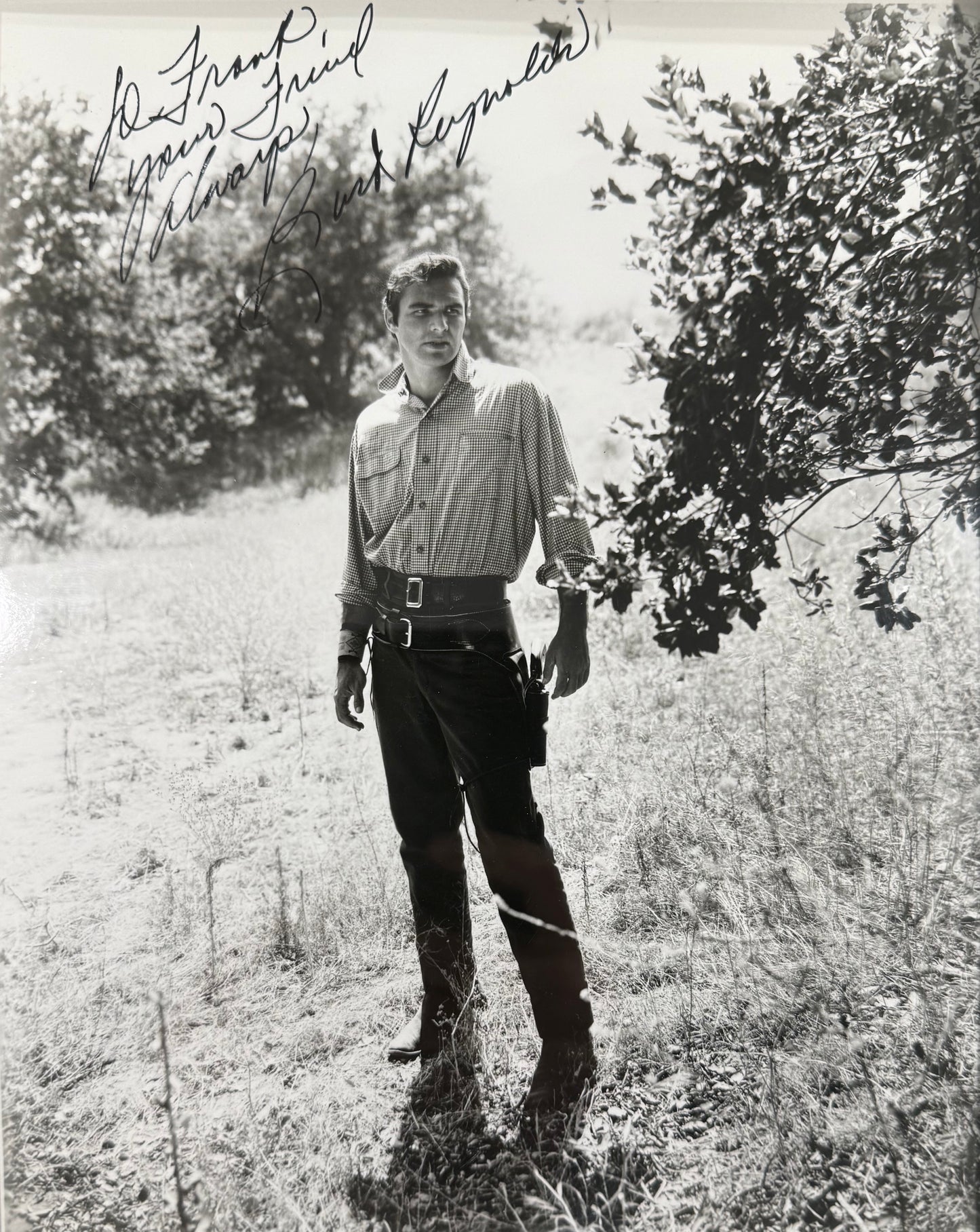 Burt Reynolds Hand Signed Framed 25cm x 20cm 'Nickelodeon' Film Photo With COA