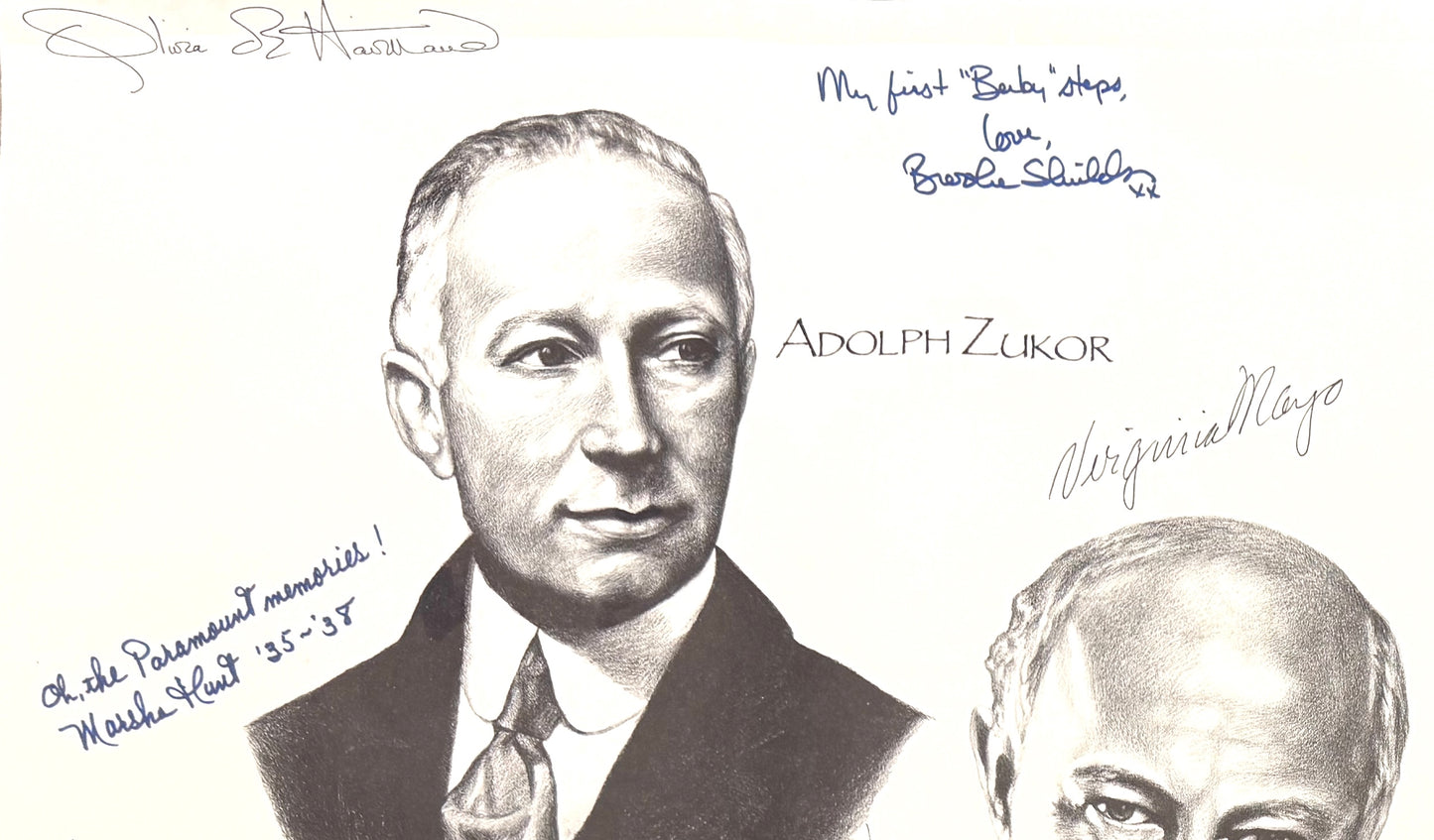 Multi-Hollywood Stars Hand Signed Limited Edition Poster With COA