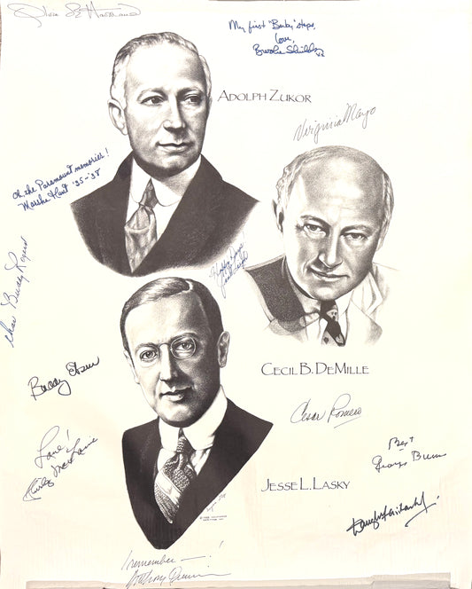 Multi-Hollywood Stars Hand Signed Limited Edition Poster With COA