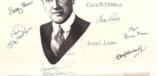 Multi-Hollywood Stars Hand Signed Limited Edition Poster With COA