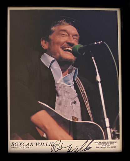 Boxcar Willie, Songwriter, Country/Gospel Singer, Hand Signed Framed Photo & COA