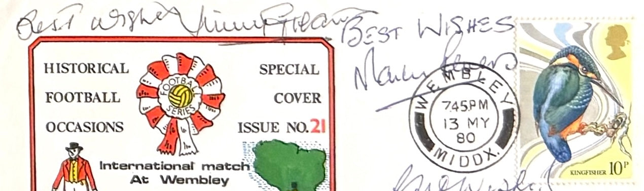 England 1966 Team (including Moore) Multi-Hand Signed FDC First Day Cover & COA