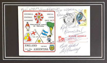 England 1966 Team (including Moore) Multi-Hand Signed FDC First Day Cover & COA