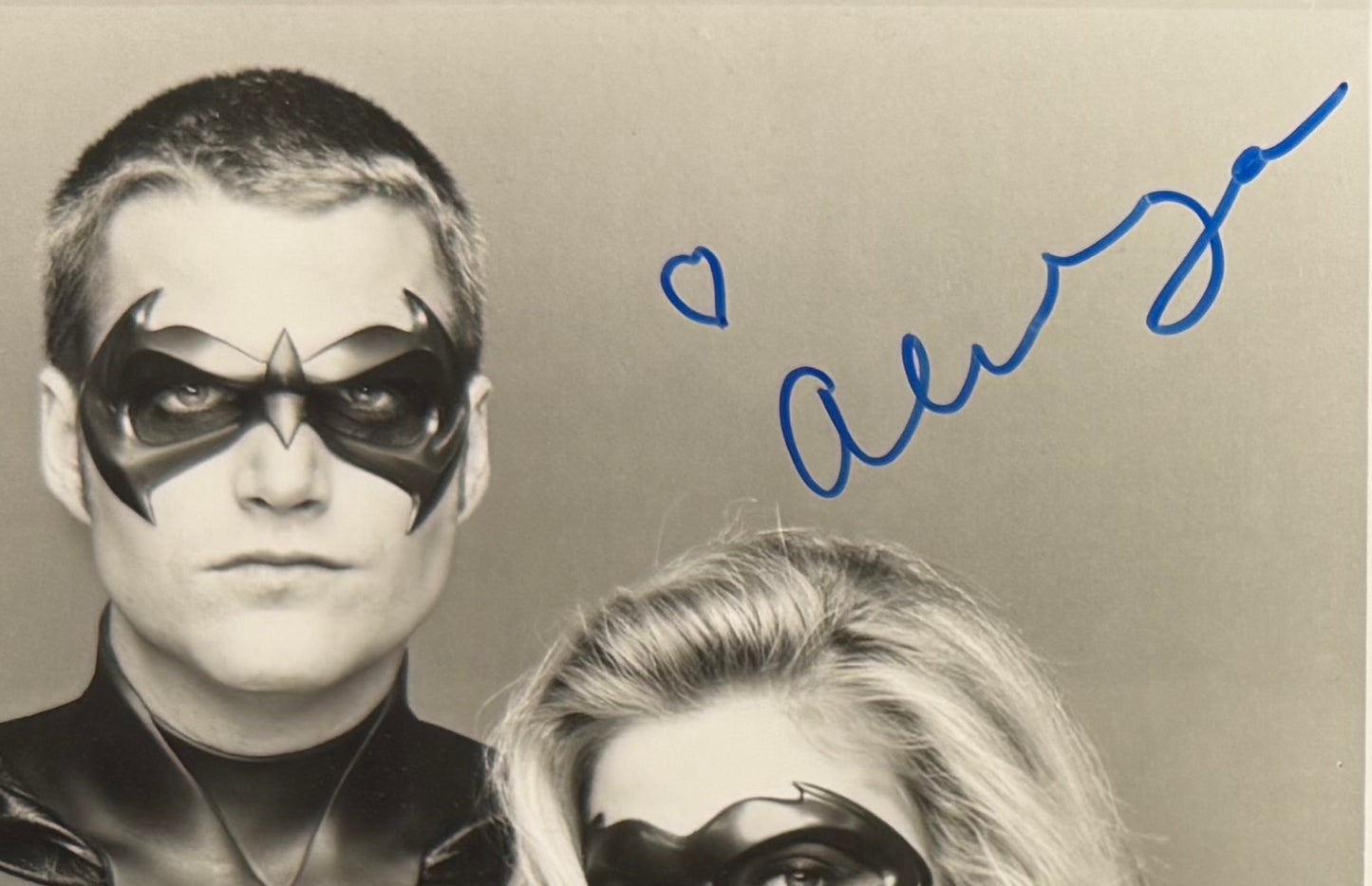 Alicia Silverstone, American Actress, Hand Signed Batman And Robin Photo Presentation & COA