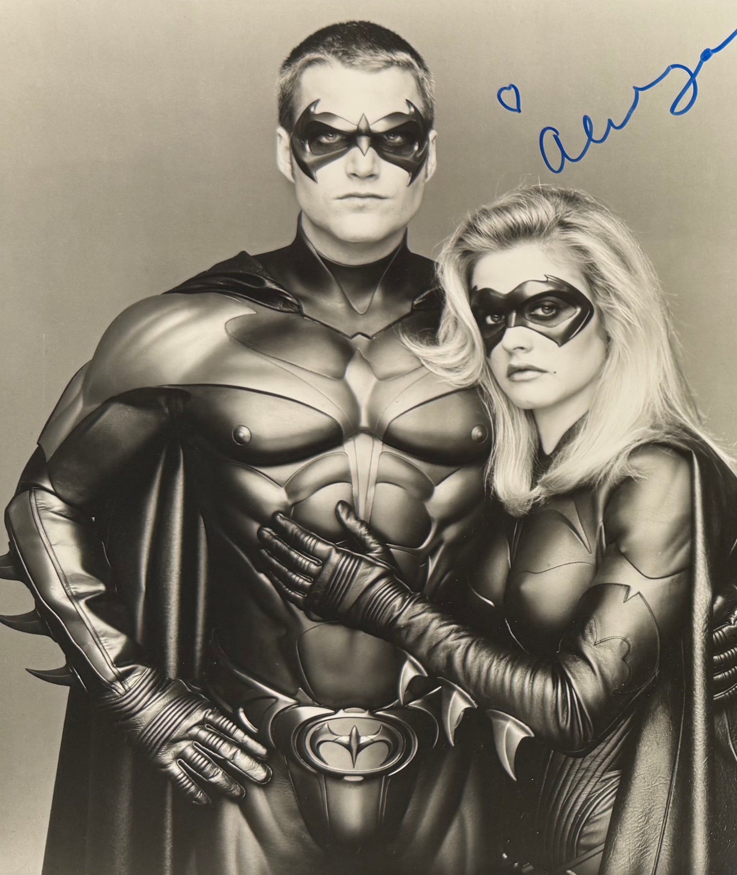 Alicia Silverstone, American Actress, Hand Signed Batman And Robin Photo Presentation & COA