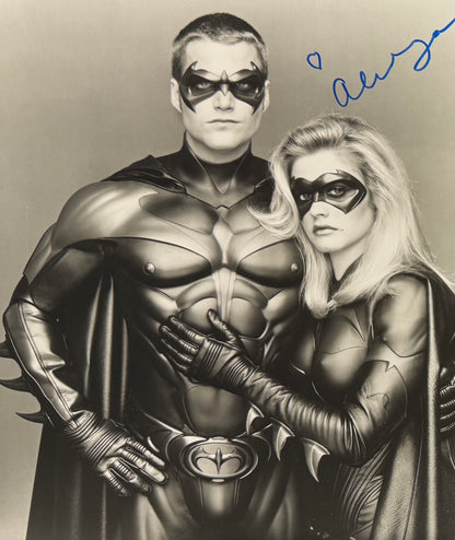 Alicia Silverstone, American Actress, Hand Signed Batman And Robin Photo Presentation & COA