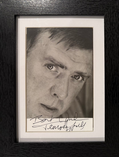 Timothy Spall, Famous Harry Potter English Actor, Hand Signed Photo With COA