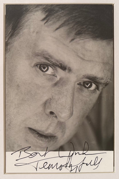 Timothy Spall, Famous Harry Potter English Actor, Hand Signed Photo With COA