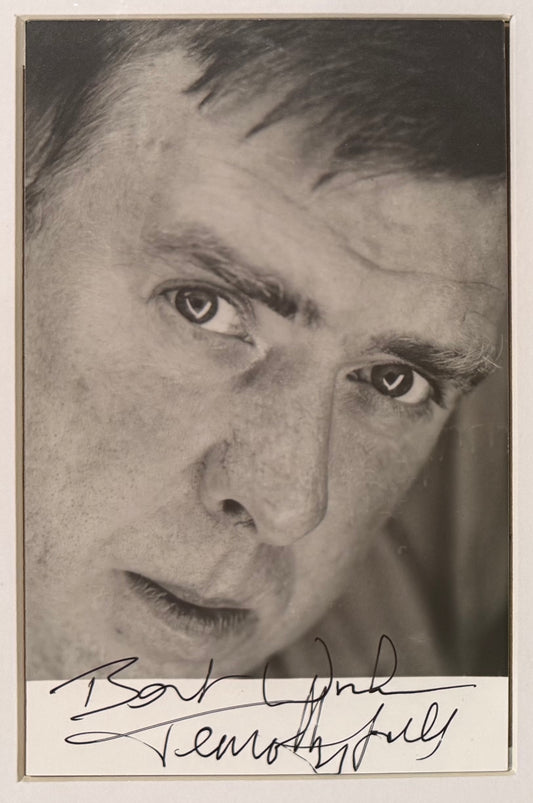 Timothy Spall, Famous Harry Potter English Actor, Hand Signed Photo With COA