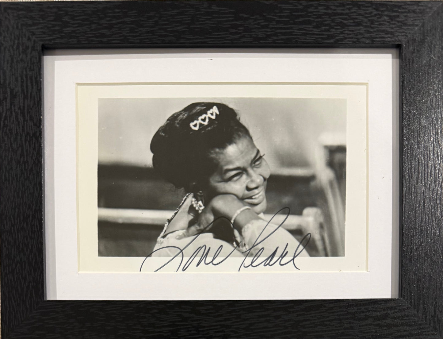Pearl Bailey, Actress, Singer, Hand Signed Framed Photo & COA