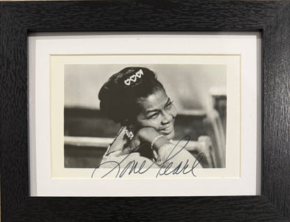Pearl Bailey, Actress, Singer, Hand Signed Framed Photo & COA