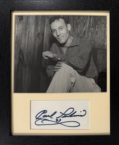 Carl Perkins, Singer, Guitarist, Hand Signed Framed 25cm x 20cm Original Photo & COA