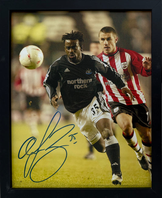 Oliver Bernard, Hand Signed Newcastle United Photo, & COA