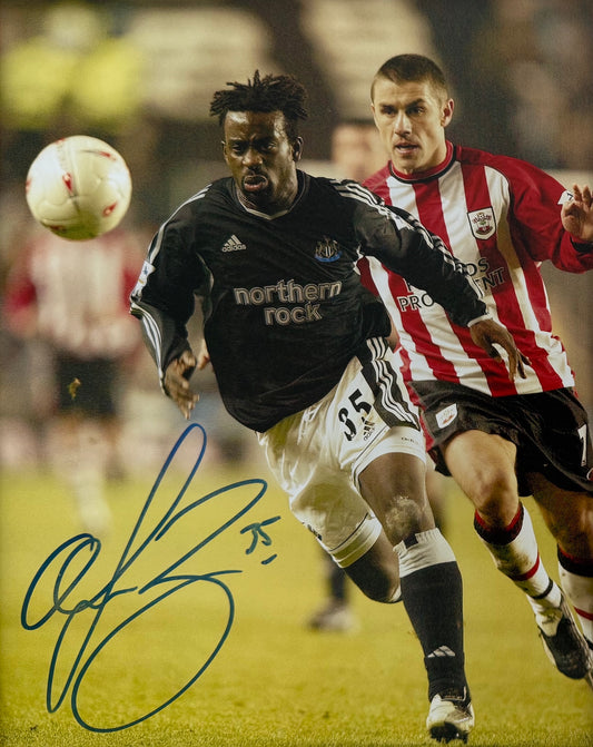 Oliver Bernard, Hand Signed Newcastle United Photo, & COA