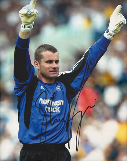 Shay Given, Newcastle United Hand Signed Famed Photo & COA