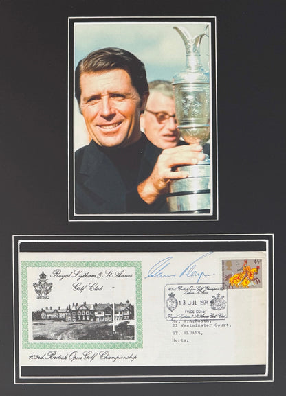 Gary Player, Golf Legend, Hand Signed First Day Cover FDC 40cm x 30cm Framed With COA