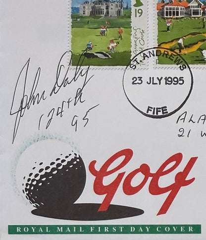John Daly, Golf Legend, Hand Signed First Day Cover FDC 40cm x 30cm Framed With COA