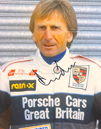 Derek Bell - Former F1 Formula One Driver - Hand Signed Photo With COA