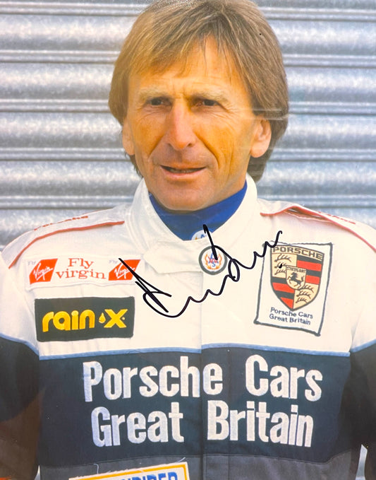 Derek Bell - Former F1 Formula One Driver - Hand Signed Photo With COA