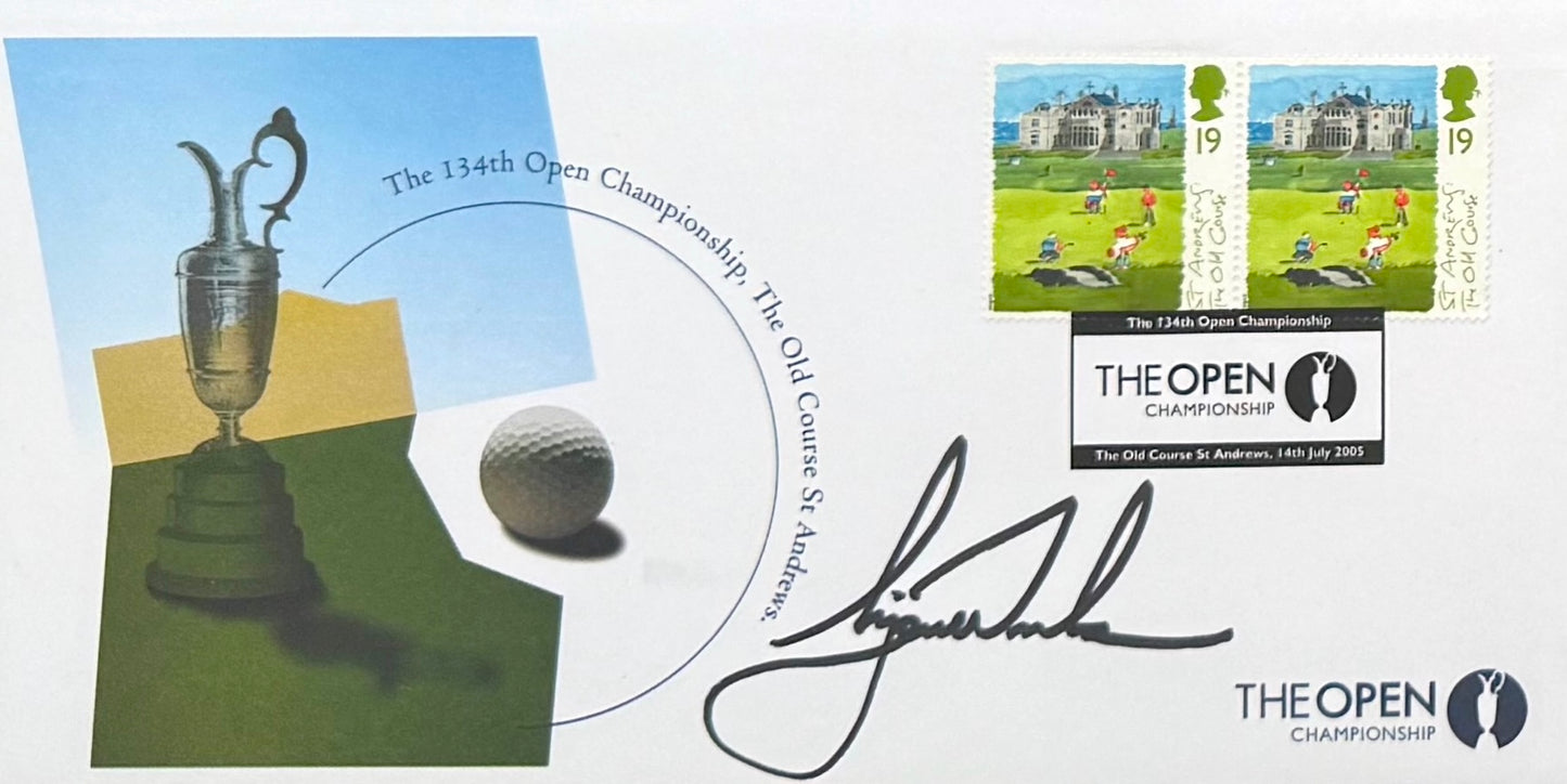 Tiger Woods, Golf Legend, Hand Signed First Day Cover FDC 40cm x 30cm Framed With COA