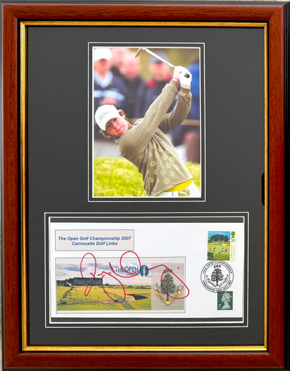 Rory McIlroy, Golf Legend, Hand Signed First Day Cover FDC 40cm x 30cm Framed With COA