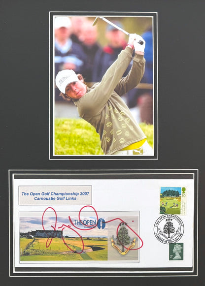 Rory McIlroy, Golf Legend, Hand Signed First Day Cover FDC 40cm x 30cm Framed With COA