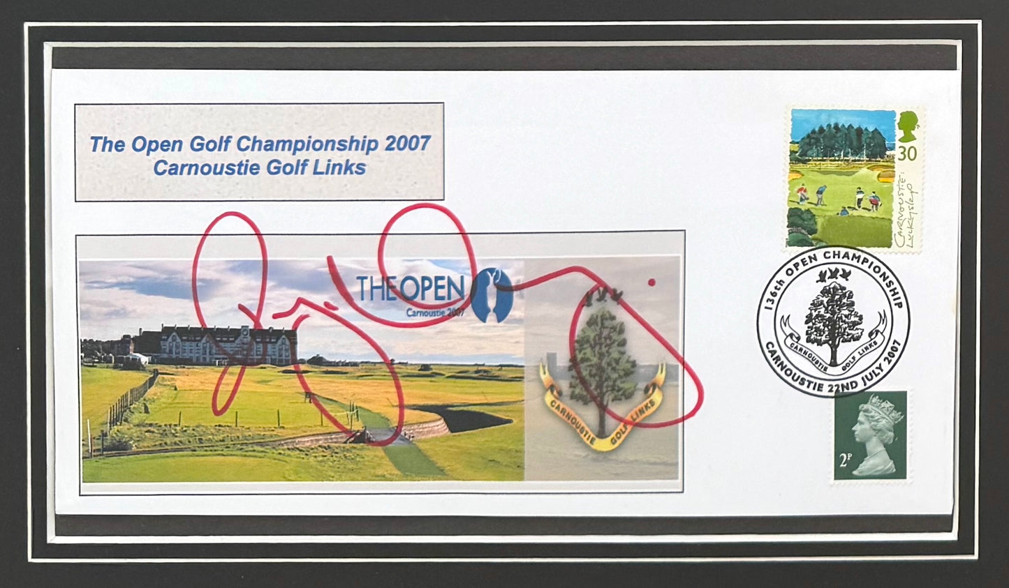 Rory McIlroy, Golf Legend, Hand Signed First Day Cover FDC 40cm x 30cm Framed With COA
