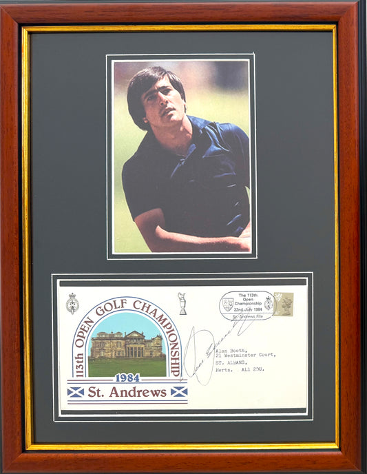 Seve Ballesteros, Golf Legend, Hand Signed First Day Cover FDC 40cm x 30cm Framed With COA
