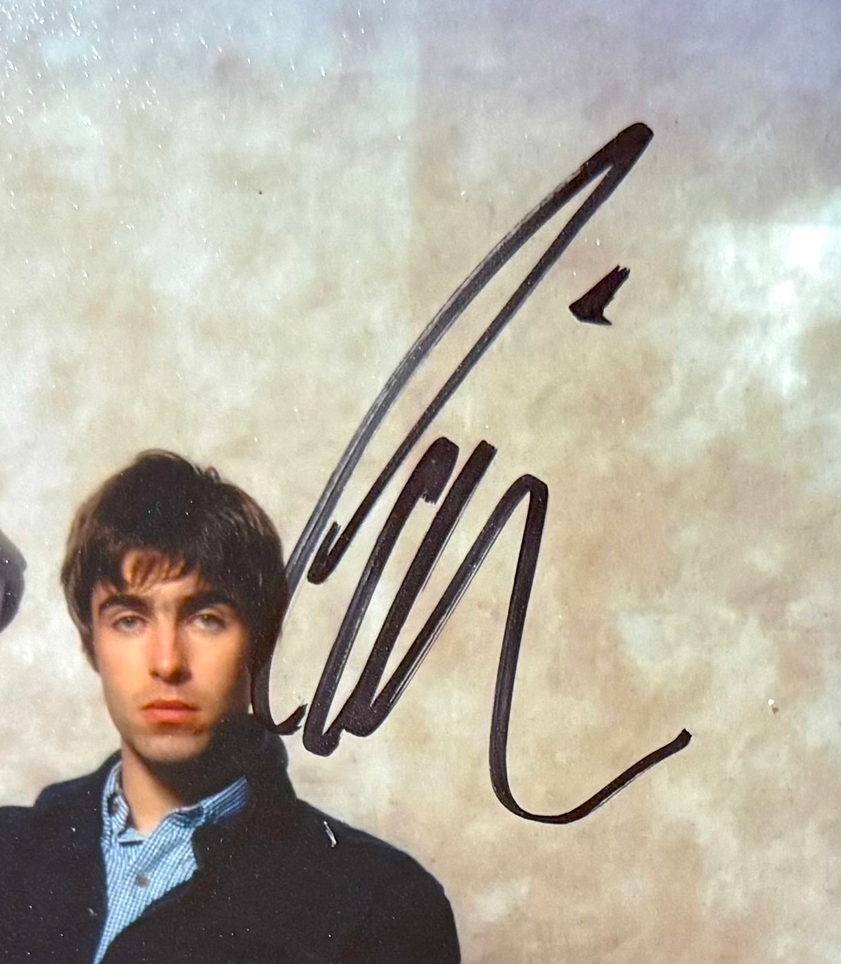 Oasis; Liam Gallagher, Noel Gallagher, Hand Signed Photo Presentation & COA
