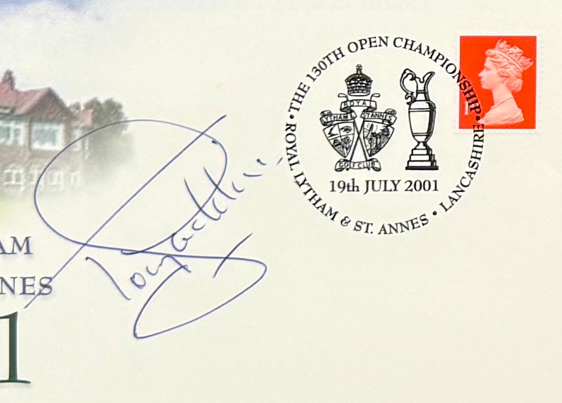 Tony Jacklin, 'The Open' Golf Legend, Hand Signed First Day Cover FDC 40cm x 30cm Framed & COA