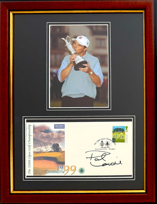 Paul Lawrie, 'The Open' Golf Legend, Hand Signed First Day Cover FDC 40cm x 30cm Framed With COA
