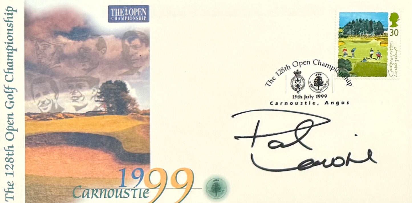 Paul Lawrie, 'The Open' Golf Legend, Hand Signed First Day Cover FDC 40cm x 30cm Framed With COA