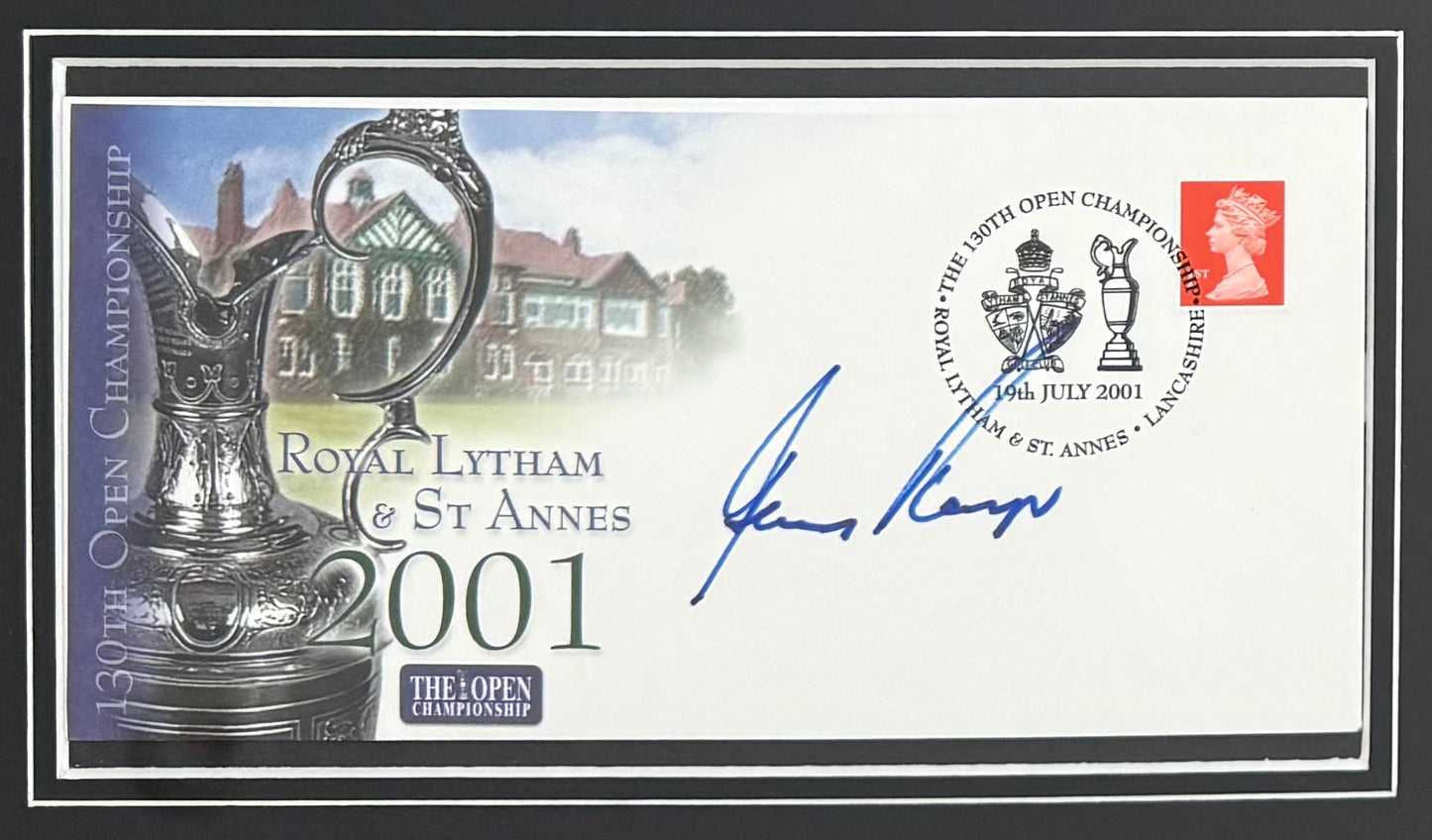 Gary Player, Golf Legend, Hand Signed First Day Cover FDC 40cm x 30cm Framed With COA