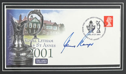 Gary Player, Golf Legend, Hand Signed First Day Cover FDC 40cm x 30cm Framed With COA