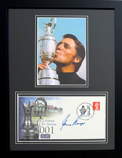 Gary Player, Golf Legend, Hand Signed First Day Cover FDC 40cm x 30cm Framed With COA